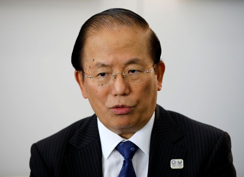 Toshiro Muto, Tokyo 2020 Organizing Committee Chief Executive Officer, speaks during an interview with Reuters, ahead of the one-year countdown to the Tokyo Olympics that have been postponed to 2021 due to the coronavirus disease (COVID-19) outbreak, in Tokyo, Japan July 21, 2020. Picture taken July 21, 2020. REUTERS/Issei Kato
