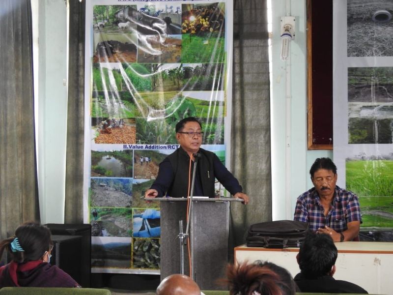 An official addressing the state level orientation programme held at Directorate of Agriculture, Conference Hall, Kohima on September 2.