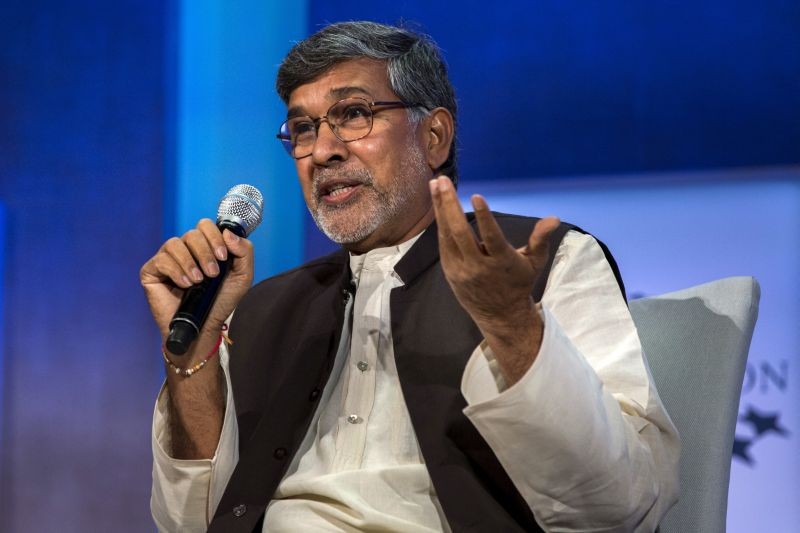 Kailash Satyarthi, 2014 Nobel Peace Prize Laureate, takes part in a panel in New York, September 27, 2015.  (REUTERS File Photo)