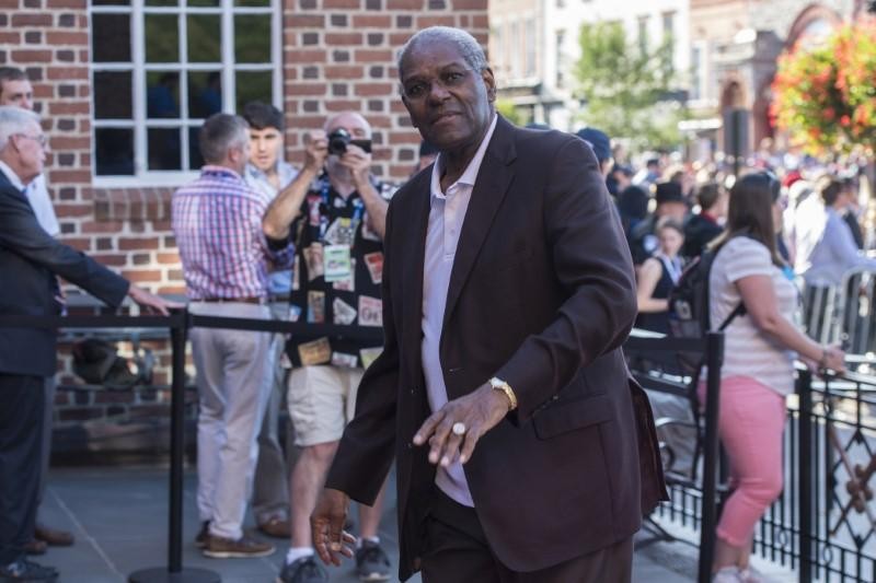FILE PHOTO: Hall of Fame member Bob Gibson arrives at National Baseball Hall of Fame. (Gregory J. Fisher-USA TODAY Sports Photo via Reuters)