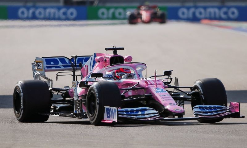 FILE PHOTO: Racing Point's Sergio Perez during practice REUTERS/Maxim Shemetov/Pool/File Photo