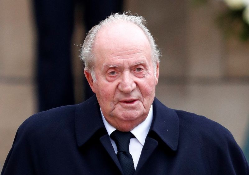 Spain's King Juan Carlos leaves after attending the funeral ceremony of Luxembourg's Grand Duke Jean at the Notre-Dame Cathedral in Luxembourg, May 4, 2019. (REUTERS File Photo)