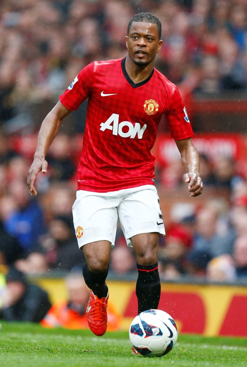 FILE PHOTO: Football - Manchester United v Swansea City - Barclays Premier League - Old Trafford - 12/13 - 12/5/13 Patrice Evra - Manchester United Mandatory Credit: Action Images / Jason Cairnduff