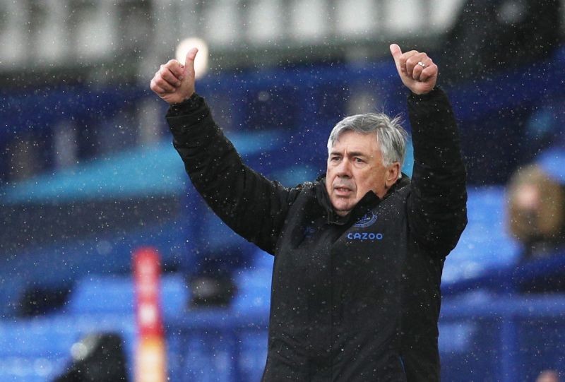 Everton manager Carlo Ancelotti. (Reuters File Photo)