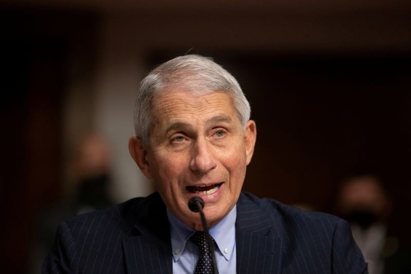 Anthony Fauci, MD, Director, National Institute of Allergy and Infectious Diseases, National Institutes of Health, testifies during a U.S. Senate Senate Health, Education, Labor, and Pensions Committee Hearing to examine COVID-19, focusing on an update on the federal response at the U.S. Capitol Washington, D.C., U.S., September 23, 2020. (REUTERS File Photo)