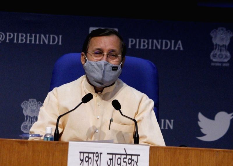 Union Commerce and Industry and Railways Minister Piyush Goyal briefs the media on various cabinet decisions, in New Delhi on October 7. (IANS Photo)