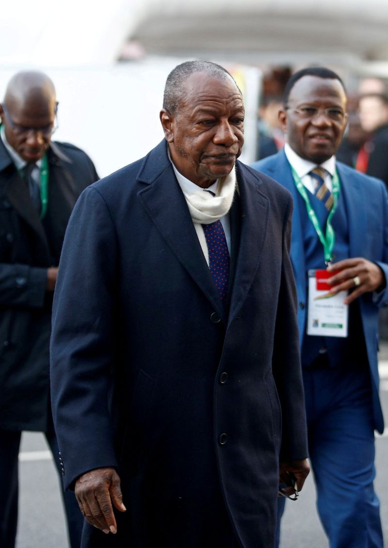 Guinea's President Alpha Conde. (Reuters File Photo)