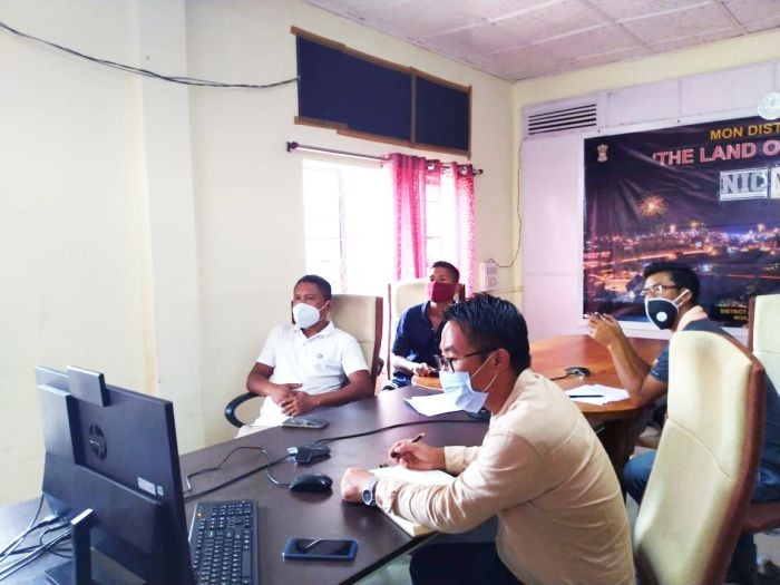 Participants attending the webinar on ‘mental health and substance abuse’ organized by District Level Committee for Nasha Mukt Bharat Abhiyaan, Mon on October 22.