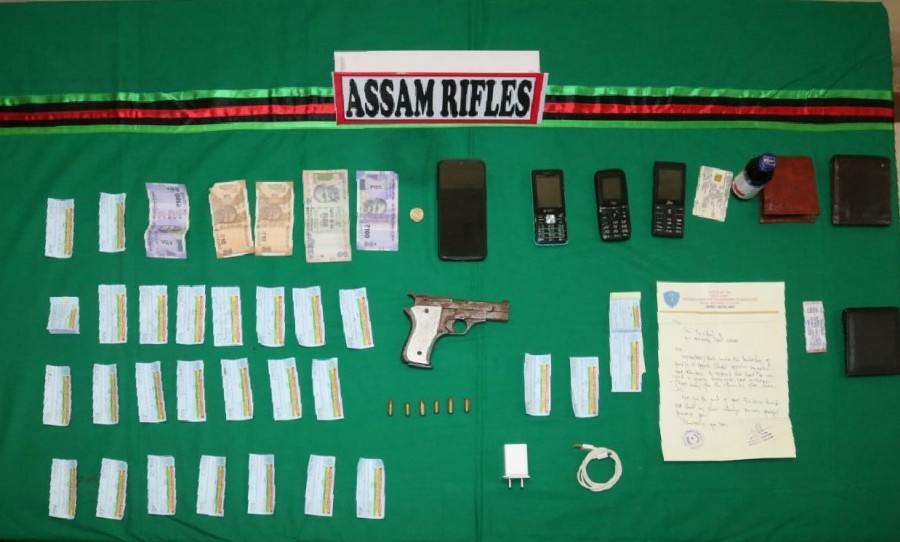 The recovered items from the arrested cadres. (Photo Courtesy: IGAR-N)