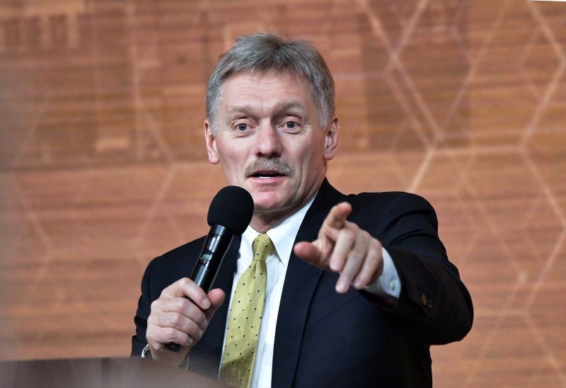 Kremlin spokesman Dmitry Peskov speaks during the annual end-of-year news conference of Russian President Vladimir Putin in Moscow, Russia December 19, 2019. (REUTERS File Photo)