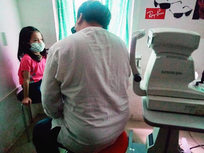 Free eye check up at Vision Eye-Care Optics, Kohima on October 8. (Morung Photo)