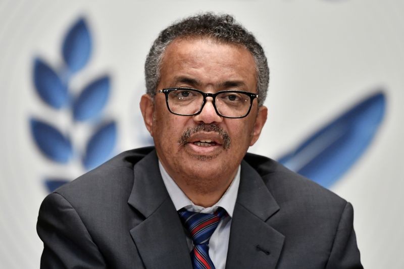 Tedros Adhanom Ghebreyesus attends a news conference organized by Geneva Association of United Nations Correspondents (ACANU) amid the COVID-19 outbreak, caused by the novel coronavirus, at the WHO headquarters in Geneva Switzerland July 3, 2020. (REUTERS File Photo)