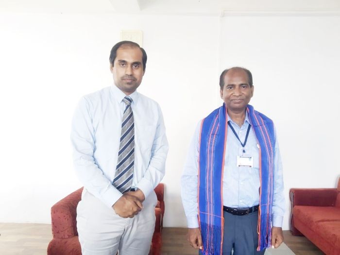 General Observer for the Pungro Kiphire bye-election, Dev Raj Dev along with Kiphire DC, Ajit Kumar Ranjan (IAS).