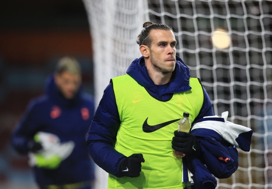 Soccer Football - Premier League - Burnley v Tottenham Hotspur - Turf Moor, Burnley, Britain - October 26, 2020 Tottenham Hotspur's Gareth Bale at the start of the second half Pool via REUTERS/Lindsey Parnaby/Files