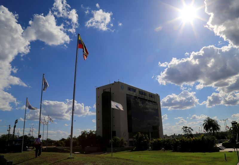 FILE PHOTO: CONMEBOL Headquarters - Luque, Paraguay - December 17, 2019 . REUTERS/Jorge Adorno/File Photo