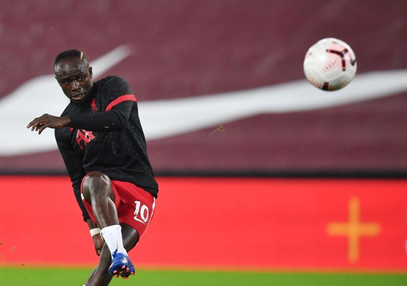 Liverpool's Sadio Mane during the warm up Pool via REUTERS/Paul Ellis/Files