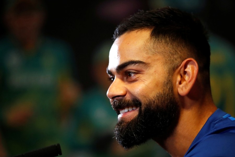 Cricket - ICC Cricket World Cup - India Press Conference - Edgbaston, Birmingham, Britain - June 29, 2019 India's Virat Kohli during a press conference Action Images via Reuters/Andrew Boyers/Files