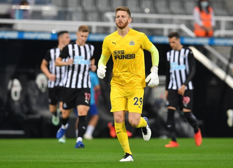 Newcastle United's Mark Gillespie walks out before the match Pool via REUTERS/Paul Ellis/Files