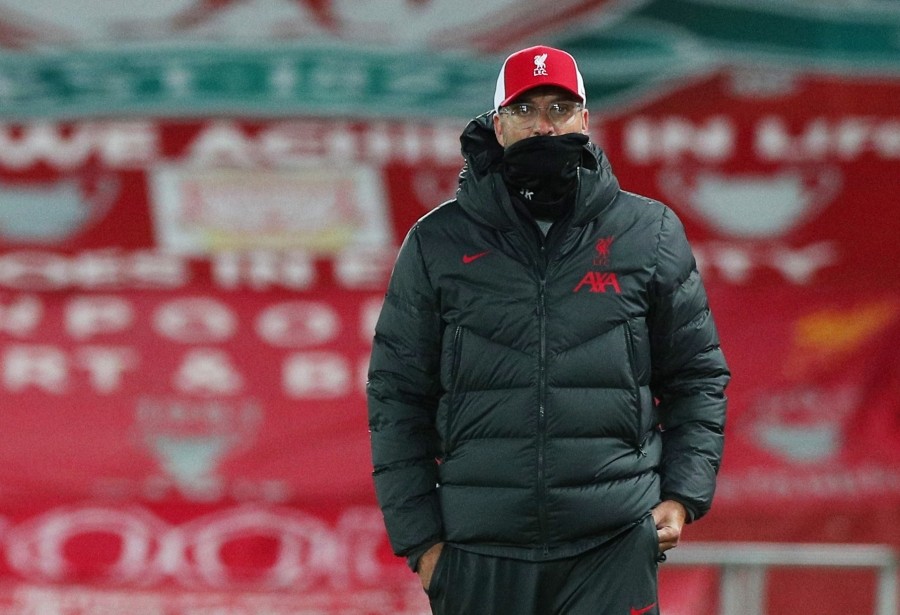 Soccer Football - Carabao Cup Fourth Round - Liverpool v Arsenal - Anfield, Liverpool, Britain - October 1, 2020 Liverpool manager Juergen Klopp Pool via REUTERS/Peter Byrne/Files