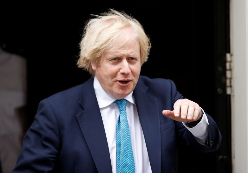 Britain's Prime Minister Boris Johnson leaves Downing Street in London, Britain on June 16, 2020. (REUTERS  File Photo)