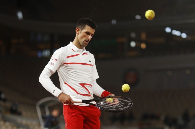 Serbia's Novak Djokovic during his third round match against Colombia's Daniel Elahi Galan Riveros REUTERS/Christian Hartmann