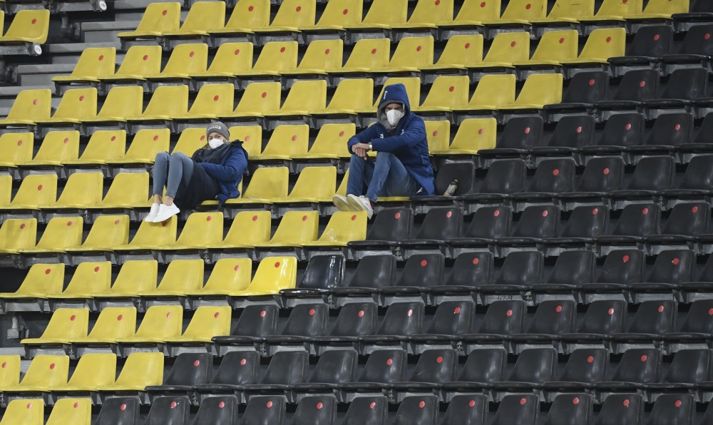 General view in the stands before the match Pool via REUTERS/Ina Fassbender