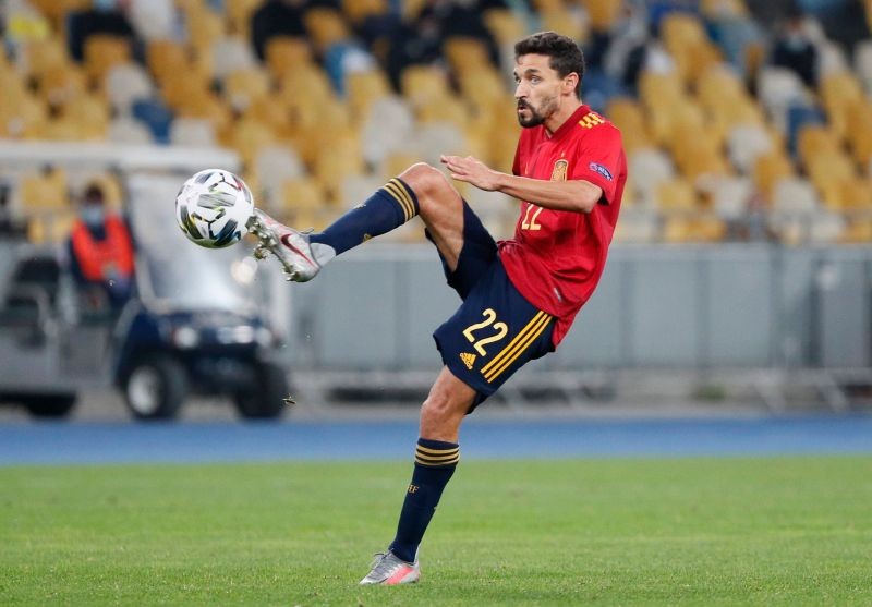 Spain's Jesus Navas in action REUTERS/Gleb Garanich
