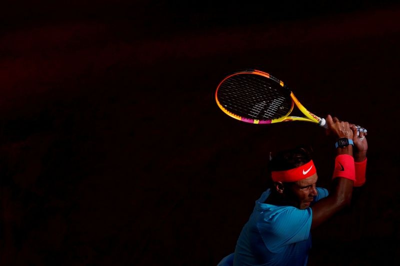 Spain's Rafael Nadal during his semi final match against Argentina's Diego Schwartzman REUTERS/Christian Hartmann
