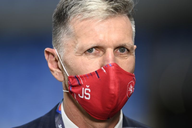 Czech Republic coach Jaroslav Silhavy before the match REUTERS/Radovan Stoklasa/Files