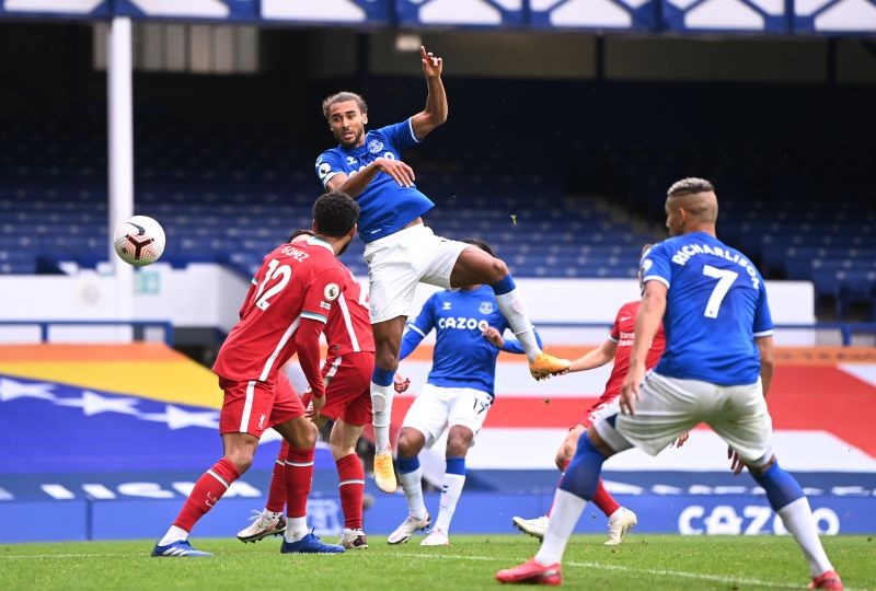 Everton's Dominic Calvert-Lewin scores their second goal Pool via REUTERS/Laurence Griffiths