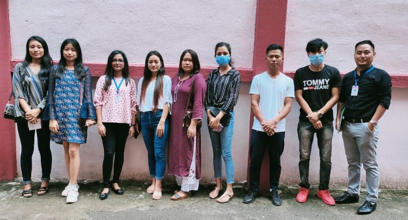 Red Ribbon Club of MGM College Dimapur organized an online competition on the theme HIV/AIDS in three categories- poster making, online speech and essay writing on October 10. Winners of each category were awarded cash prize of Rs 1000 followed by Rs 700 and Rs 500 for the 1st and 2nd runners up respectively. In the poster making category, the winner was Wipiliu followed by Naomi and Alila in speech and essay categories respectively. Consolation prizes were given to all the participants. (Photo Courtesy: Red Ribbon Club of MGM College)