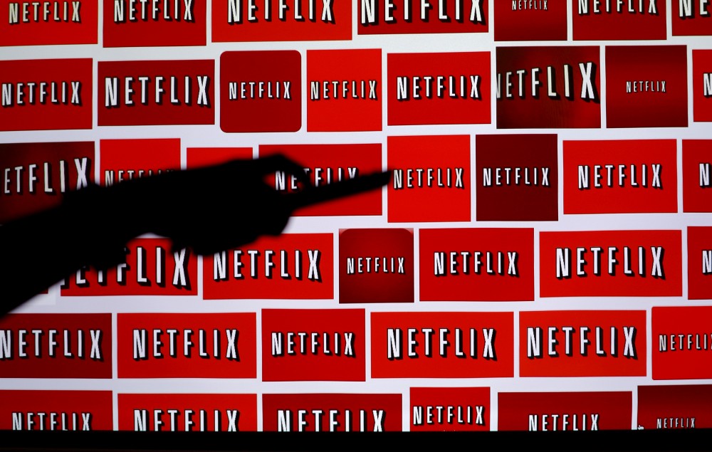 FILE PHOTO: The Netflix logo is shown in this illustration photograph in Encinitas, California October 14, 2014. (REUTERS/Mike Blake/File Photo)