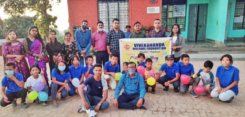 The Vivekananda Welfare Foundation celebrated Children’s Day at Ebenezer Orphanage Home, Dimapur on November 14.