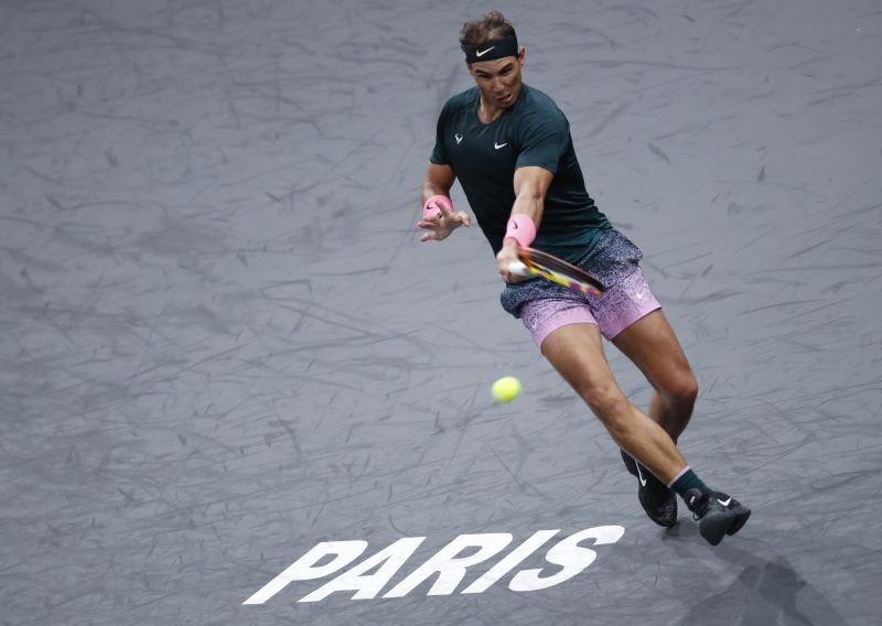 Spain's Rafael Nadal in action during his third round match against Australia's Jordan Thompson REUTERS/Gonzalo Fuentes