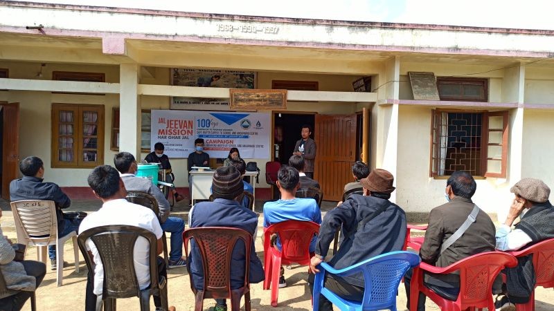 The 100 day campaign under Jal Jeevan Mission to provide assured safe water supply in schools and Anganwadi centres was held at Longmatra on November 16.