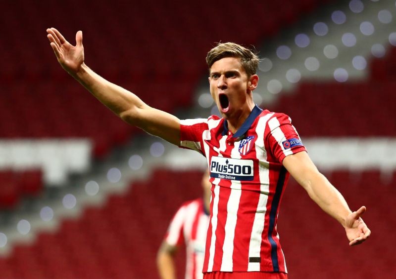FILE PHOTO: Atletico Madrid's Marcos Llorente reacts REUTERS/Sergio Perez/File Photo