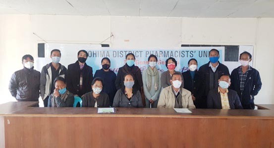 Members of the KDPU with guest and officials during the 18th general session held in Kohima on November 25. 