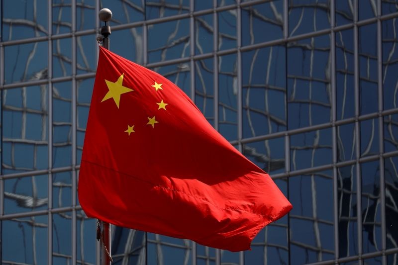 The Chinese national flag is seen in Beijing, China April 29, 2020. (REUTERS File Photo)