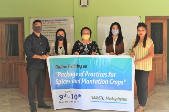 Dr Watimongla Jamir, Director SAMETI & Principal IETC i/c with SAMETI officials. (Photo Caption: SAMETI)