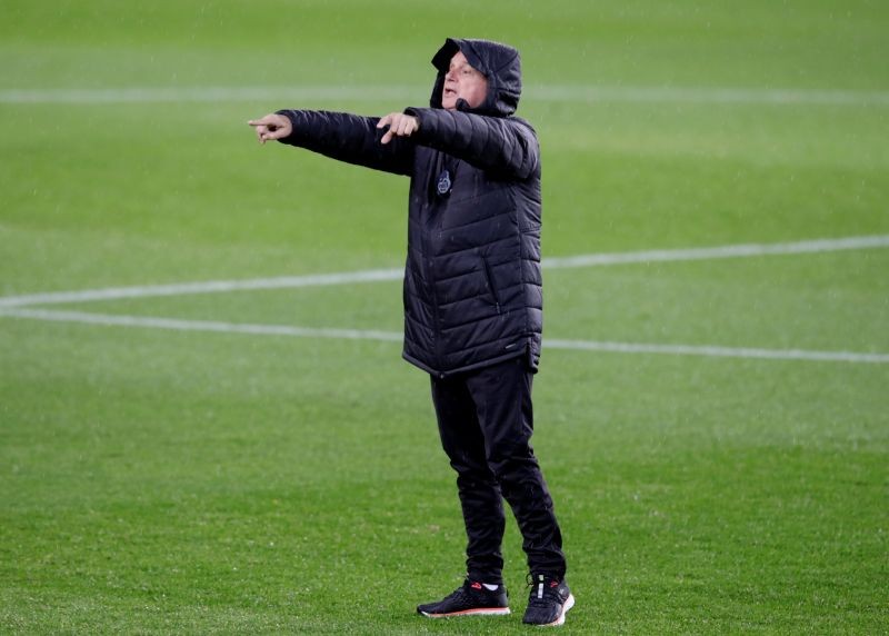 Serbia coach Ljubisa Tumbakovic during training Vidar Ruud/NTB via REUTERS