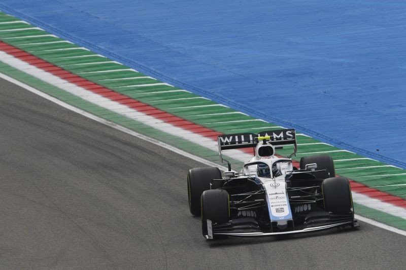 Williams' Nicholas Latifi in action during the race Pool via Reuters/Rudy Carezzevoli/File Photo