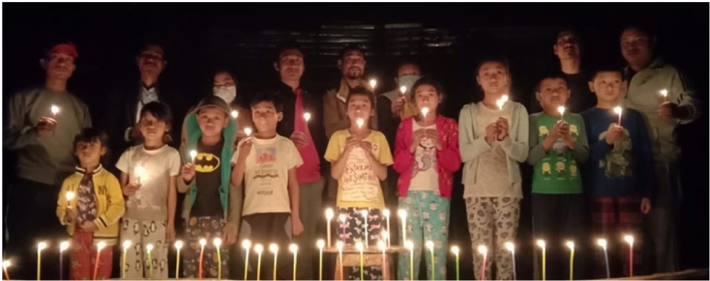 The IHRC Tuensang unit held a candlelight service on November 8.