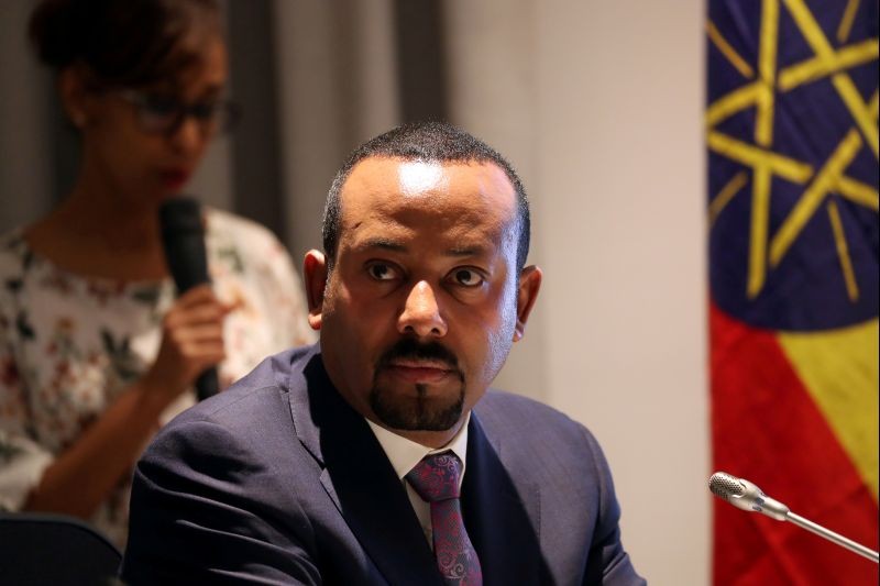 Ethiopia's Prime Minister Abiy Ahmed attends a signing ceremony with European Commission President Ursula von der Leyen in Addis Ababa, Ethiopia December 7, 2019. (REUTERS File Photo)