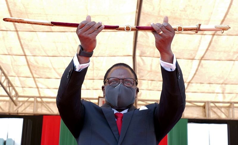 Malawi's President Lazarus Chakwera is sworn in in Lilongwe, Malawi, July 6, 2020. (REUTERS File Photo)