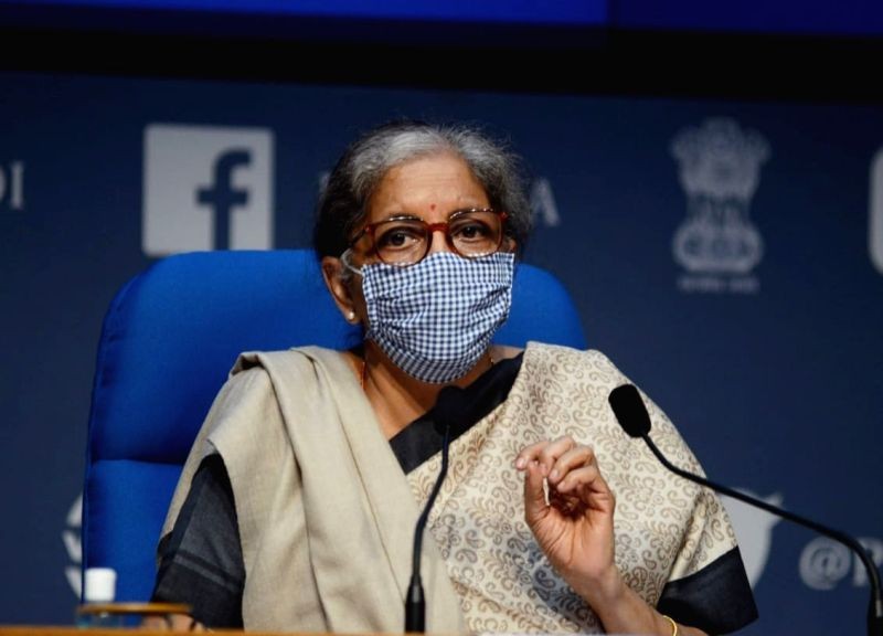 Finance Minister Nirmala Sitharaman. (IANS Photo)