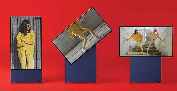 Samsung launches 43-inch rotating TV 'Sero' in India . Image Source: samsung.com/my/lifestyle-tvs/