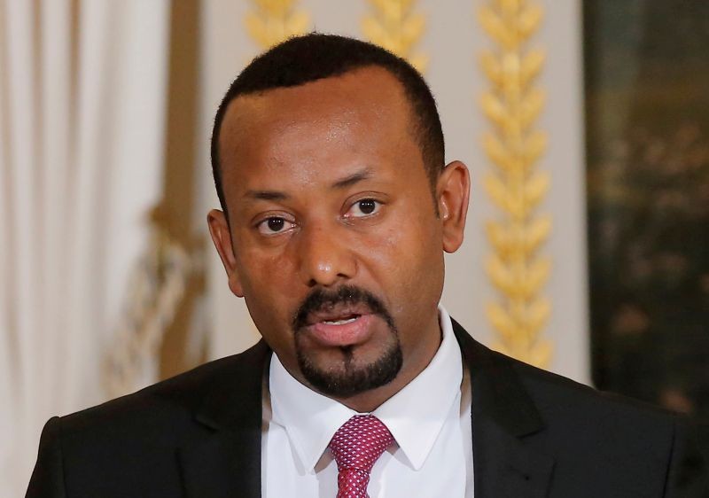 Ethiopian Prime Minister Abiy Ahmed speaks during a media conference at the Elysee Palace in Paris, France, October 29, 2018. (REUTERS File Photo)