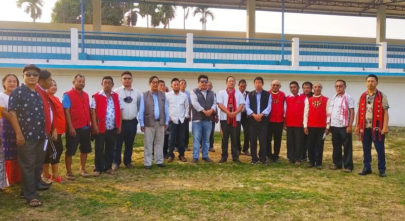 Zhaleo Rio, IAS (Retd), Advisor, Sericulture, Excise & Minority Affairs with community leaders and party workers.