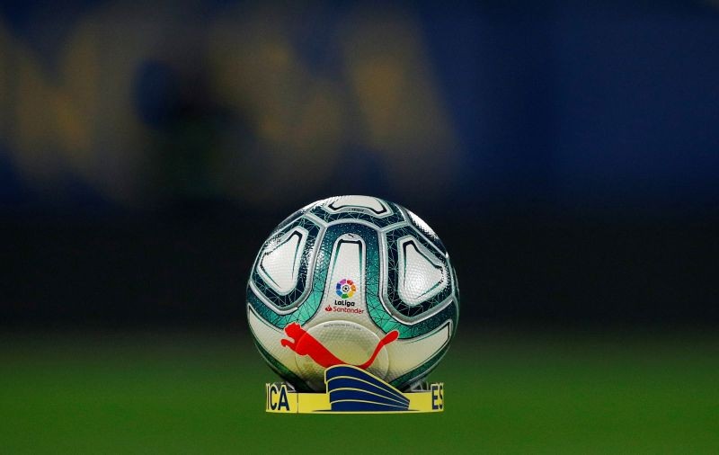 General view of the match ball before the match REUTERS/Albert Gea/Files