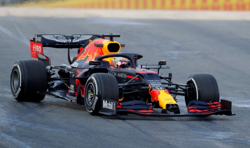 Red Bull's Max Verstappen during practice Pool via REUTERS/Kenan Asyali
